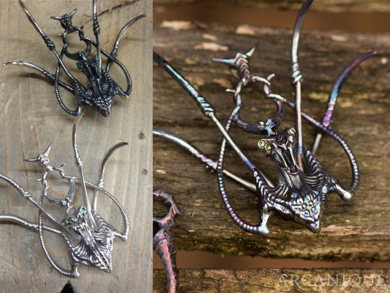 ARCANIQUE jewellery | CARNOS CORONATUS pendant | Sterling silver