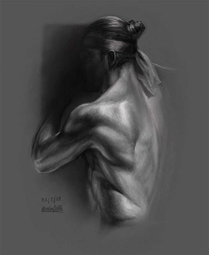 Aug 18 - Torso - quick study