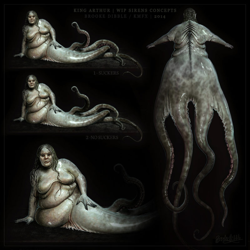 King Arthur | 2014 | quick concept ideations for sirens 2014