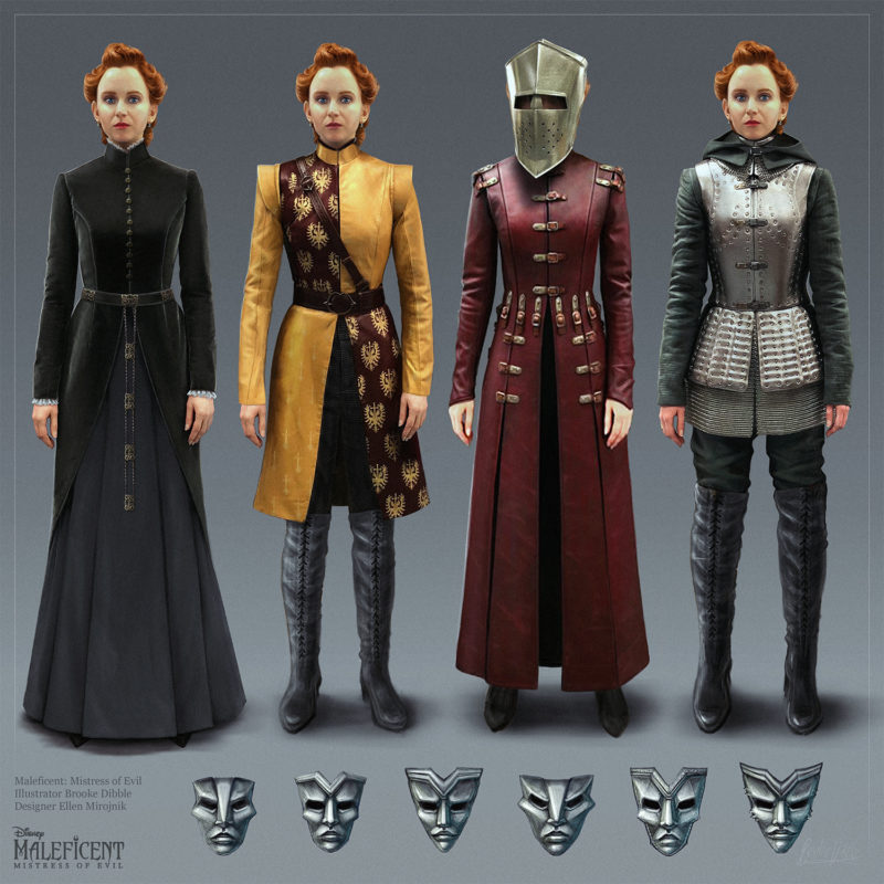 2018 | Maleficent: Mistress of Evil | Gerda | Costume Illustrations for designer Ellen Mirojnik