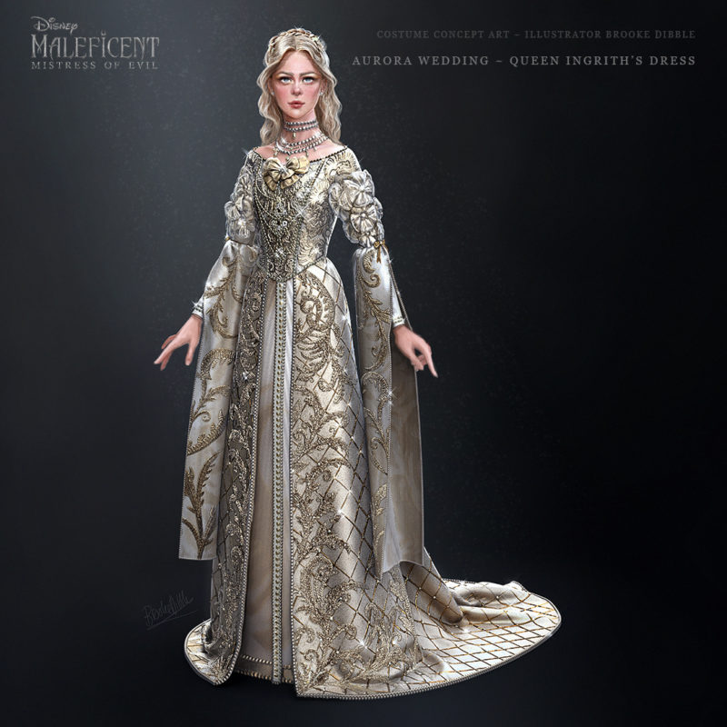 2018 | Maleficent: Mistress of Evil - costume concept design for Ellen Mirojnik | Aurora